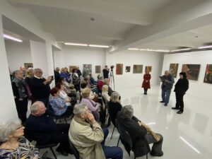 Otvorenie výstavy diel Rudolfa Filu. FOTO: www.galerianz.sk