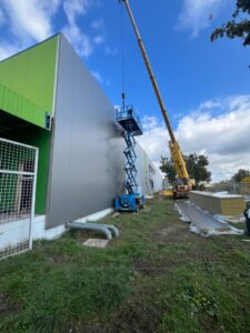 Rekonštrukcia budovy bývalej Hypernovy. FOTO: FB/Belevis
