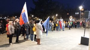 Protest na Hlavnom Námestí. FOTO: Som Novozámčan/Richard Prutkay