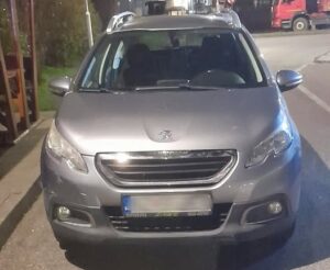 Vozidlo, ktoré policajti zastavili. FOTO: FB/Polícia SR