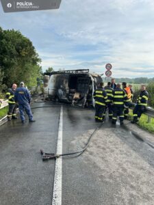 Dopravná nehoda. FOTO: Polícia SR